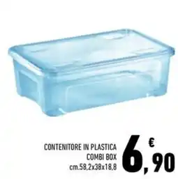 Conad Superstore Contenitore in plastica COMBI BOX cm.58,2x38x18,8 offerta