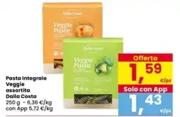 Interspar Pasta Integrale Veggie Dalla Costa offerta
