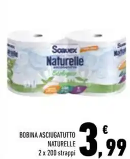 Conad Superstore Bobina asciugatutto naturelle Soavex offerta
