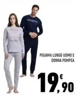 Conad Superstore Pigiama lungo uomo e donna POMPEA offerta