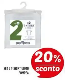 Conad Superstore Set 2 t-shirt uomo POMPEA offerta