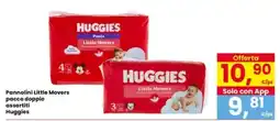 Interspar Pannolini Little Movers pacco doppio Huggies offerta