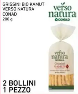 Conad Superstore Grissini bio kamut VERSO NATURA CONAD offerta