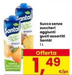 Interspar Succo senza zuccheri aggiunti Santàl offerta