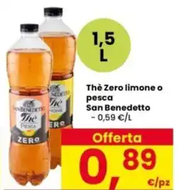 Interspar The Zero limone o pesca San Benedetto offerta