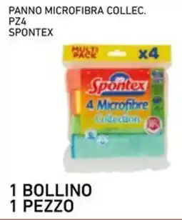 Conad Superstore Panno microfibra collec. pz4 SPONTEX offerta