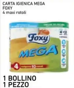 Conad Superstore Carta igienica mega FOXY offerta