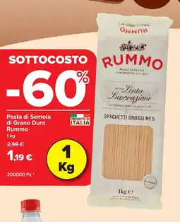 Carrefour Market Pasta di Semola di Grano Duro Rummo offerta
