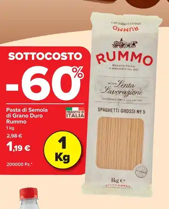 Carrefour Market Pasta di Semola di Grano Duro Rummo offerta