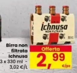 Interspar Birra non filtrata Ichnusa offerta