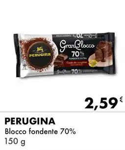 Iper Tosano PERUGINA Blocco fondente 70% offerta