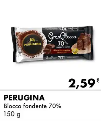Iper Tosano PERUGINA Blocco fondente 70% offerta