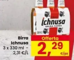 Interspar Birra Ichnusa offerta