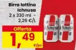 Interspar Birra lattina Ichnusa offerta