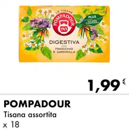Iper Tosano POMPADOUR Tisana assortita x18 offerta
