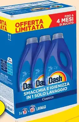 Carrefour Market Detersivo per Bucato Dash Liquido Classico offerta