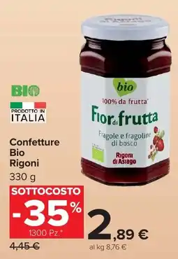 Carrefour Market Confetture Bio Rigoni offerta