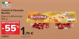 Carrefour Market Cubetti di Pancetta Beretta offerta