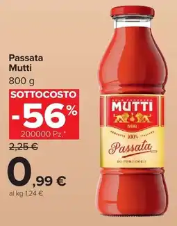 Carrefour Market Passata Mutti offerta