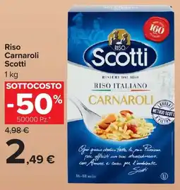 Carrefour Market Riso Carnaroli Scotti offerta