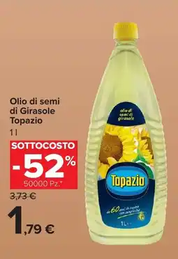 Carrefour Market Olio di semi di Girasole Topazio offerta