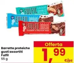 Interspar Barrette proteiche gusti assortiti Fulfil offerta