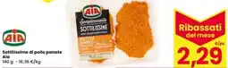 Interspar Sottilissime di pollo panate Aia offerta