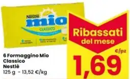 Interspar 6 Formaggino Mio Classico Nestlè offerta