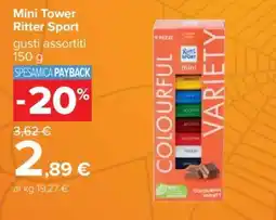 Carrefour Mini Tower Ritter Sport offerta