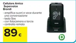 Carrefour Cellulare Amico Supervoice Brondi offerta