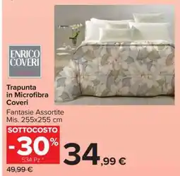 Carrefour Trapunta in Microfibra Coveri offerta