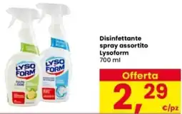 Interspar Disinfettante spray Lysoform offerta