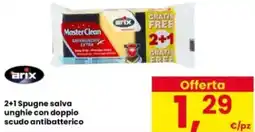 Interspar 2+1 Spugne salva unghie con doppio scudo antibatterico offerta
