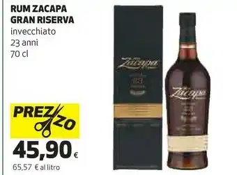 Zacapa rum gran riserva