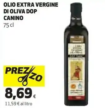 Alta Supermercati Canino - olio extra vergine di oliva 750 g(ml) offerta