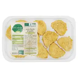 Ipercoop CROCCHETTE DI POLLO VIVI VERDE BIO offerta