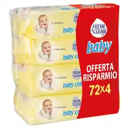 Ipercoop SALVIETTINE BABY UMIDIFICATE FRESH & CLEAN offerta