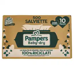 Ipercoop SALVIETTINE PAMPERS BABY DRY offerta
