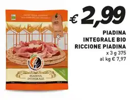 Coal Piadina integrale bio RICCIONE PIADINA offerta