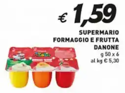 Coal Supermario formaggio e frutta DANONE offerta