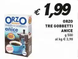 Coal Orzo tre gobbetti ANICE offerta