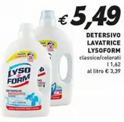 Coal Detersivo lavatrice LYSOFORM offerta