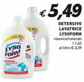 Coal Detersivo lavatrice LYSOFORM offerta