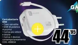 MediaWorld Cellularline Caricabatterie 65W offerta