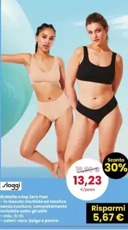 Interspar Sloggi Bralette o top Zero Feel offerta
