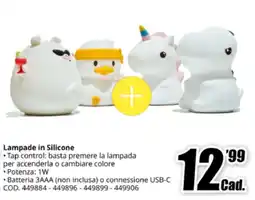 MediaWorld Lampade in Silicone offerta
