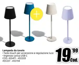 MediaWorld Lampada da tavolo offerta