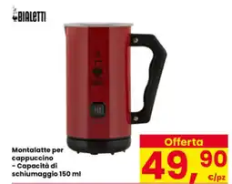 Interspar BIALETTI Montalatte per cappuccino offerta