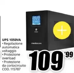 MediaWorld mediacom UPS 1050VA offerta