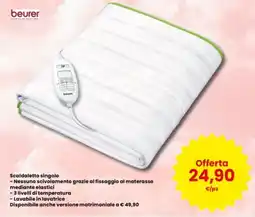 Interspar beurer Scaldaletto singolo offerta